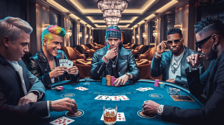 Quelles stars de la musique sont fans de poker ?