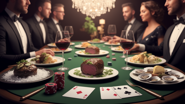 Le poker peut-il vraiment être associé à la gastronomie ?