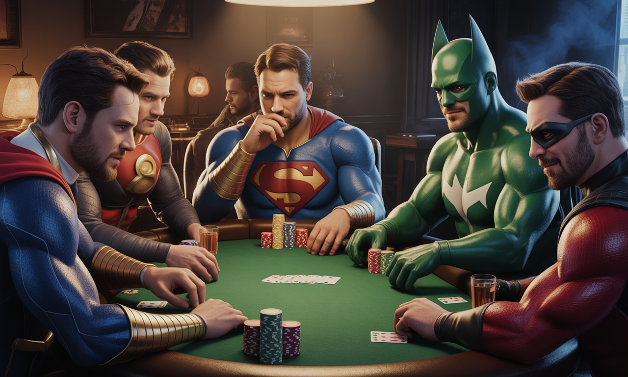 Quels super-héros sont fans de poker ?